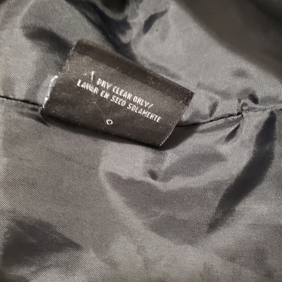 Attention woman's black Wool pea coat sz XL - Picture 3 of 9